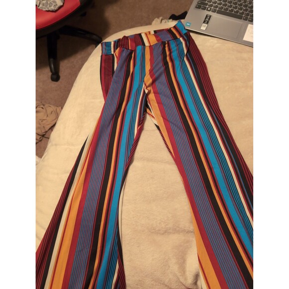 Super wide legged striped pants size medium - Picture 6 of 6